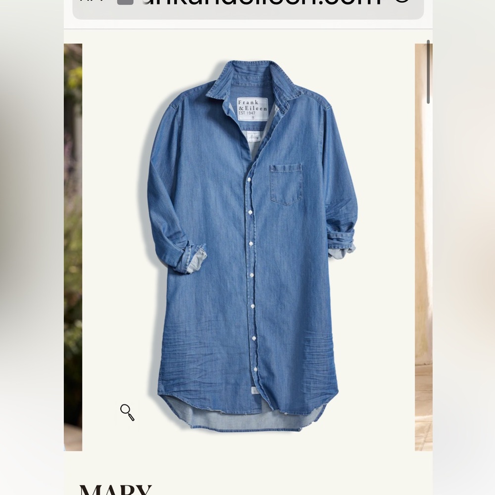 Frank & Eileen MARY
Classic Shirtdress SZ M